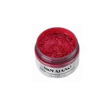 [마녀이야기] 염료 염색 1pcs 모파장 헤어 컬러 왁스 파스텔 블루 헤어 염색 헤어, CN, 모파장 레드