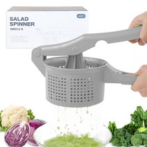 야채 탈수기 그레이 샐러드 나물 두부 오이지 짤순이 채소, 쿠팡 야채탈수기-그레이