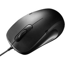 일본직발송 3. 산와 서플라이(SANWA SUPPLY) 산와 서플라이 유선 마우스 USB A 접속 블루 LED 3 버튼 중형, 블랙, 상세 설명 참조0, 상세 설명 참조0