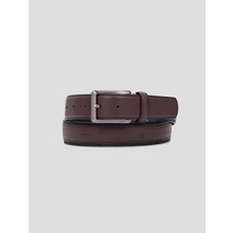 Beanpole Accessory 빈폴 헤릿 비조 벨트 - Brown