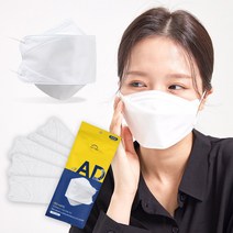 바이오셀프케어 100매 비말차단 마스크 KF-AD 대형 화이트, 대형 100매(5P)