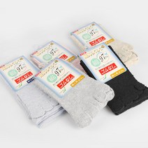 여자장목 패션 고급 일본 발가락양말 면 97퍼센트 5종