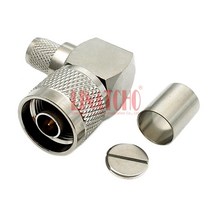 필요한 RF 동축 7D-FB SYV-50-7 RG8U RG213 LMR400 직각 N 남성 커넥터 플러그