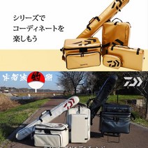 다이와 다와 헤라 블랙 당겨 피싱 베이트 백 스퀘어 박스 2층 폴 백 세그먼트 열림 쿠션 대용량 수납봉투, 로드백 화이트 20년 봄