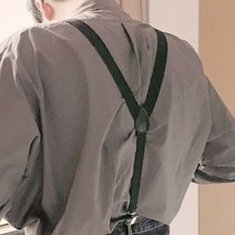 어른멜빵 클래식 서스펜더 어깨 성인 벨트 블랙