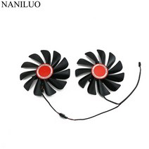 그래픽카드 팬 수리 부품 2 개몫 95mm fdc10u12s9 c cf1010u12s 쿨러 xfx amd radeon rx 580 590 rx580 rx590 그래픽 카드 냉각