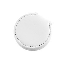 자동차 안전 안전 벨트 홀더 스토퍼 버클 클램프 가죽 안전 벨트 클립, White, 1개