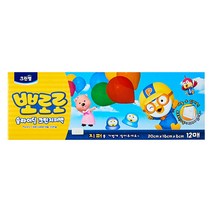 크린랩 크린랲 뽀로로 슬라이드 지퍼백 (소) 20cm x 16cm 12매입 슬라이딩 이중비닐팩 PVC 소형/대형 항균 소분봉투 투명봉지 냉장고냉동실 주방정리/수납 일회용품, 1개, 소(S)
