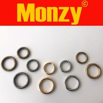 monzy 개폐오링 키오링 원터치오링 열쇠고리 악세서리 연결고리, 흑진주(대사이즈)