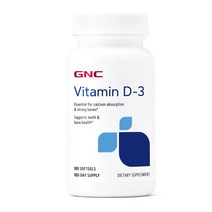 GNC 비타민 D3 50mcg 소프트젤, 180개입, 1개