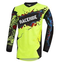 RACERIDE-긴 소매 사이클링 티셔츠 마운틴 다운힐 자전거 DH MTB 오프로드 모토크로스 유니폼 레이싱 의류119014
