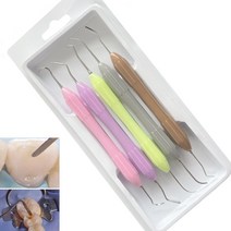 오토클레이브 고압증기멸균기 치과 복합 수지 필러 심미적 복원 실리콘 손잡이 주걱 헤드 오토 클레이브, 04 브라운