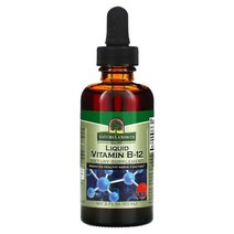 NATURES ANSWER 액상 비타민B-12 60ML(2FL OZ), 단색, 한 사이즈