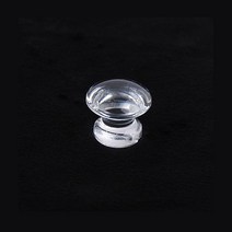 투명 원형버튼 1구 가구손잡이 접착제고정식 싱크대 서랍 장롱 화장대 책상 리폼, 1개