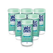 WetOnes 손세정 물티슈 민감성 피부 무향, 오이카모마일40카운트(6팩)