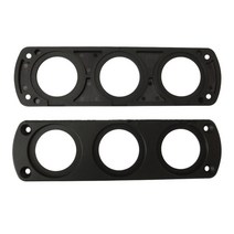 캠핑카 카라반 차량 파워뱅크 매립형 시가소켓 시거잭 12~24v USB출력 DIY, 7. 3구판