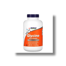NOW Foods 글라이신(유리형) 3g 순수 분말 454g(1lb), 1개