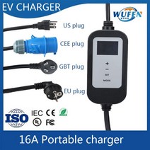 EV 충전기 타입 2 전기 자동차 충전 케이블 월박스 휴대용 1 695015, Type1 695015 _GBT 3.5KW