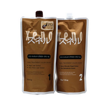 제노 스넬 트리트먼트 칼라크림 염모제 멋내기용 1제 500g + 2제 500g, 12G-하이라이트, 3세트