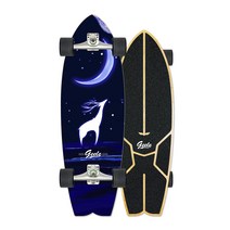 스케이드보드 스케이드 롱보드 숏보드 댄싱 geele carver yow land cx4, 흑백 체크 Swallowtail cx4