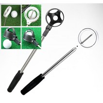 소중한 골프공 지키미 골프공회수기 입문용 연습용 장비 라운딩 실내 퍼팅, 블랙