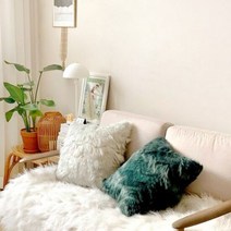 마전동상회 부드러운 극세사 소파쿠션 침대쿠션, 단품