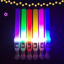 도매파티 야광 LED 파티 용품, 1개, 24-6 LED 막대 응원봉 보라색_GCU60