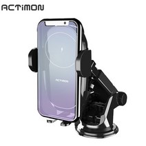액티몬 15대시보드/송풍구 거치 전자동 FOD 무선충전 고속 차량용 거치대 / 차량용 고속 무선충전기, MON-15W-CWC1 무선충전 거치대/기본선택- 고속
