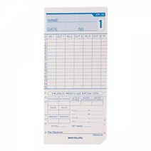 출퇴근기록용지(MAX)