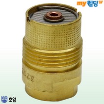호암 가스렌즈바디 500A 대형 3.2mm (티그 TIG 알곤토치부품)