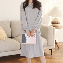 윈썸 스킨디 벌룬소매 원피스