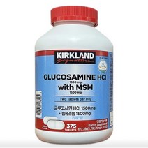 커클랜드 글루코사민 HCI+ MSM 1500mg X 375정 코스트코