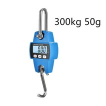 크레인 저울 미니 휴대용 산업용 스케일 200kg 100g 300kg 50g 500kg 100 lcd화물 규모 헤비 듀티 벽걸이 스테인레스 스틸, 300kg Blue, CHINA