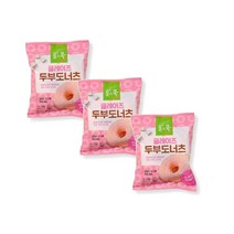 풀스쿡 글레이즈 두부도너츠 (50gX3) 브런치 홈베이킹 두부빵 간편간식 버터풍미, 28세트