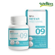 고르구매샵 웰러스 다이어트 보조제 녹차 카테킨 800mg 60정, 2개