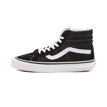 정품 반스 스케이트 하이 38 D 애너하임 팩토리 블랙 트루화이트 VN0A38GFP C1 SK8 Hi Anaheim Factory black true white