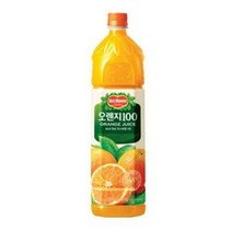 칠성 탕비실 손님대접 가족간식 델몬트 오렌지 주스 과즙음료 과일주스 생과일 1.5L 6개, 12세트