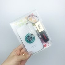 허니팟 하도메파우치 단추 끈 봉투 PP a6 포카 스티커 팩 인스 엽서 떡메모지 파일, 세로형