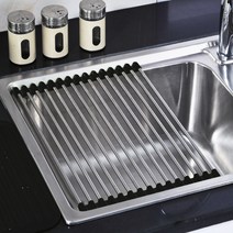 리빙홈 싱크롤 선반 식기 주방 물빠짐매트 블랙