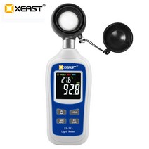 광도계 광 휘도계 럭스 환경 테스터 디지털 LED 라이트 미터 사진, 하얀