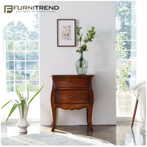 퍼니트랜드 엔틱가구 로젤라 2단협탁, 단품