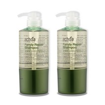 아초아 패밀리 리페어 천연계면활성제 샴푸, 2개, 500ml