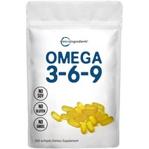 미국직구 3중 강도 오메가 3 6 9 3600mg 퍼 서빙 300카운트 벌리스 엔테릭 기술 딥오션 피쉬 노르웨이 야생 어획량 플랙시드 이브닝 프림로즈 오일 머큐리 프리, 수량, 상세참조