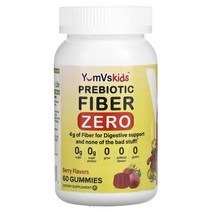 프리바이오틱스 Prebiotic Fiber Zero Berry 2g 60 Gummies