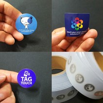 NFC 태그 스티커 칩 라벨 NTag213 국내산 최신형, C. TAG 스티커(원형), 1개