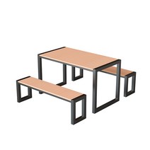 공원테이블 원목테이블 리조트 야외공원 휴게소 학교, 테이블세트 테이블 140cm