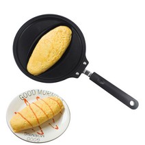 Nonstick 프라이팬 팬케이크 Omurice 금형 오믈렛 계란 팬 Anti-scalding 핸들 주방 조리기구, 유형1