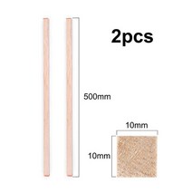 발사 나무 공예 사각형 Cudgel 모델 장난감 건축 수공예 교육 DIY 액세서리 스틱 2mm 3mm 4mm 10mm 12mm 15mm, [10] 500X10X10-2PCS