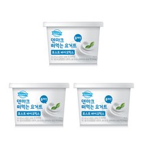 덴마크 떠먹는 요거트 플레인 450g x 3개_아이스박스, 아이스박스포장