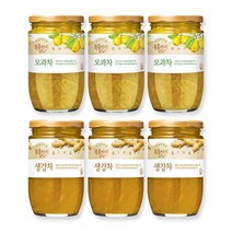 복음자리 모과차480g/3개+생강차470g/3개, 1세트